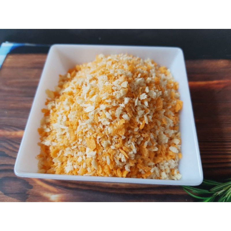 Tepung Roti Orange 500gr | Bread Crumb Panko Lokal | Tepung Panir Rempah Kasar