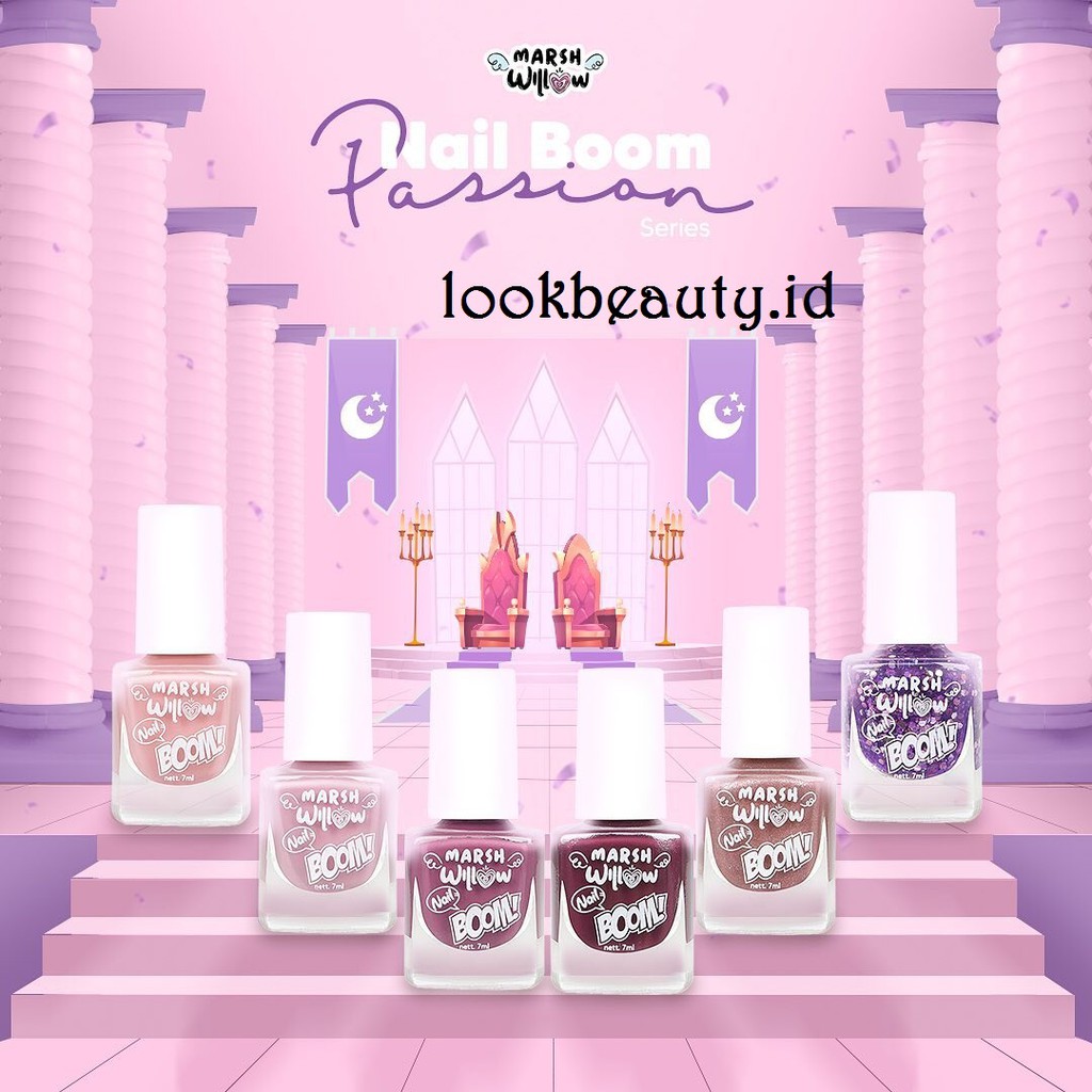 (BPOM) Marshwillow Nail boom nail polis Series (set) by Natasha Wilona - Kutek / TOP COAT MW