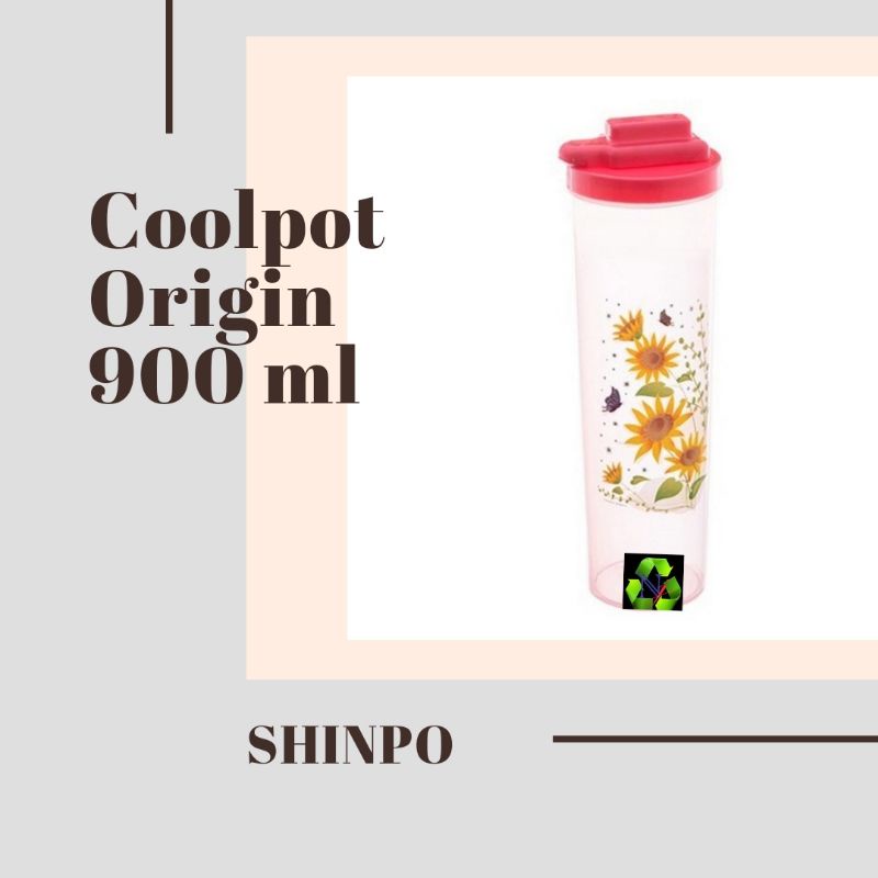 COOLPOT SHINPO/BOTOL AIR/TEMPAT MINUM/TEMPAT AIR KULKAS/ COOLPOT ORIGIN 900ML SIP 907