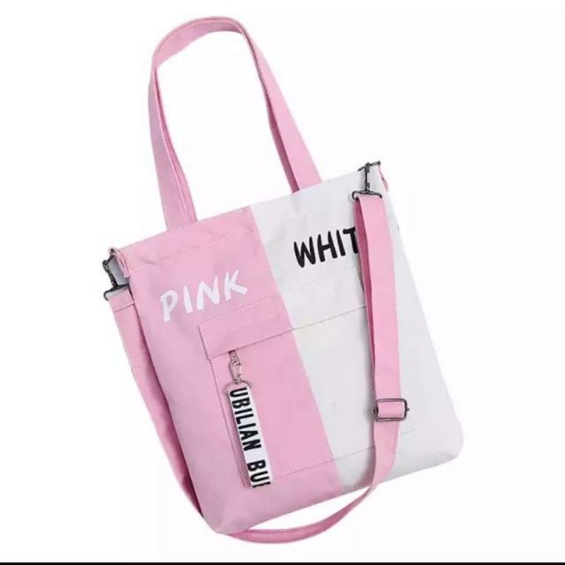 Arifirn Two Tone - Tas Tote Bag Wanita Murah