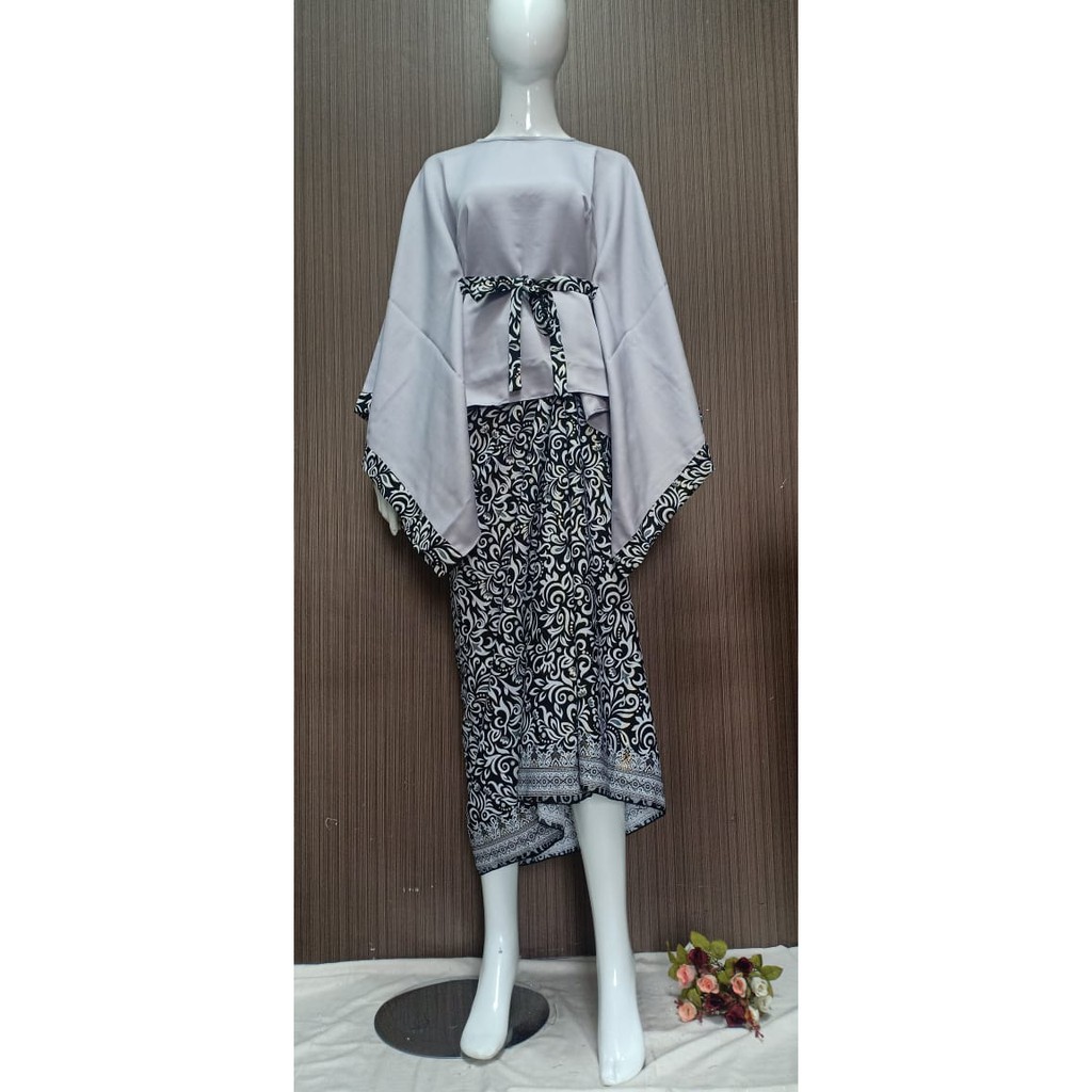 BATWING LIST PITA SET ROK LILIT/ KEBAYA MODERN/ KEBAYA MURAH RUMAH KEBAYA BANDUNG RUMAH SONGKET BANDUNG