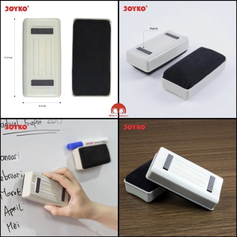 

Penghapus Papan Tulis Putih White Board Eraser WE-1 Magnet Joyko