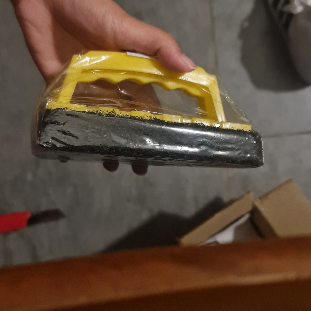 Sikat Lantai Dinding Kamar Mandi Porselen Super Black Pad Ezclean