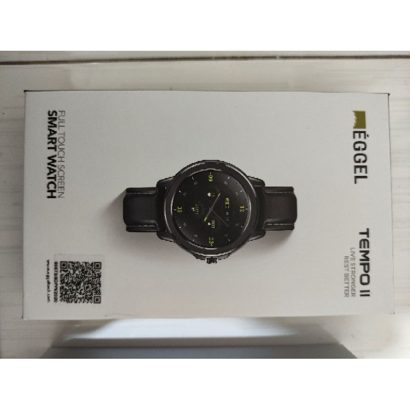 Eggel Tempo 2 Sports Full Touch Screen Smart Watch ( bekas pemakaian )
