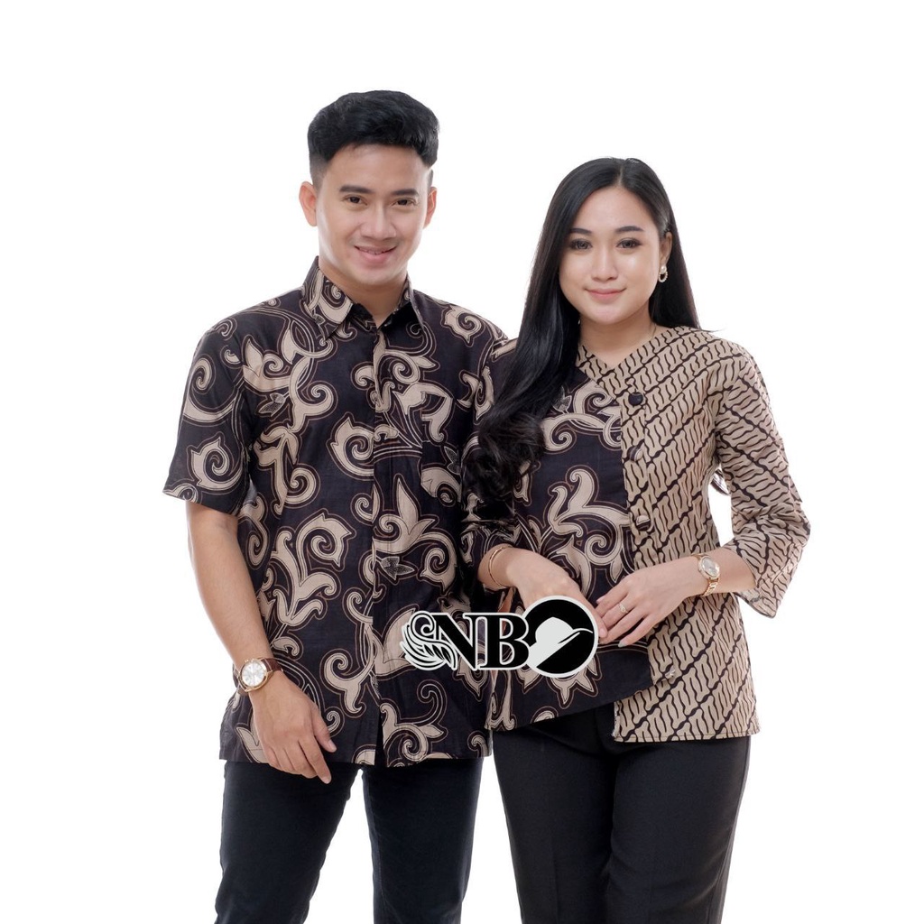 Batik Couple Modern Baju Batik Wanita Modern Atasan Batik Kerja Wanita M L XL XXL Seragam Batik Kantor Batik Alina