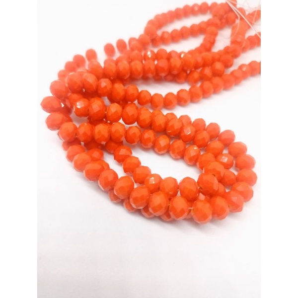 Manik Kristal Bakpao Orange Doff