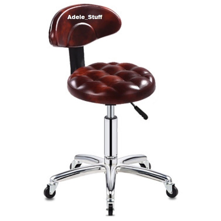 kursi salon kursi kantor kursi hidrolis kursi hidrolik kursi kerja kursi staff kursi dokter-coklat