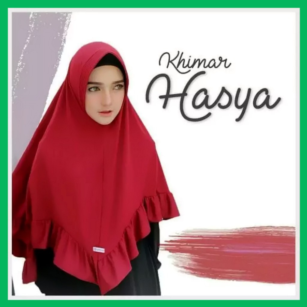 ✅✅ Hijab JilbabPet Hasya Rempel Bergo Haysya Pad