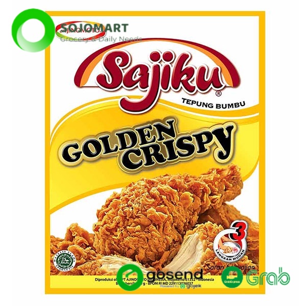 

SAJIKU TEPUNG BUMBU GOLDEN CRISPY 200 GR Sayur Online Medan