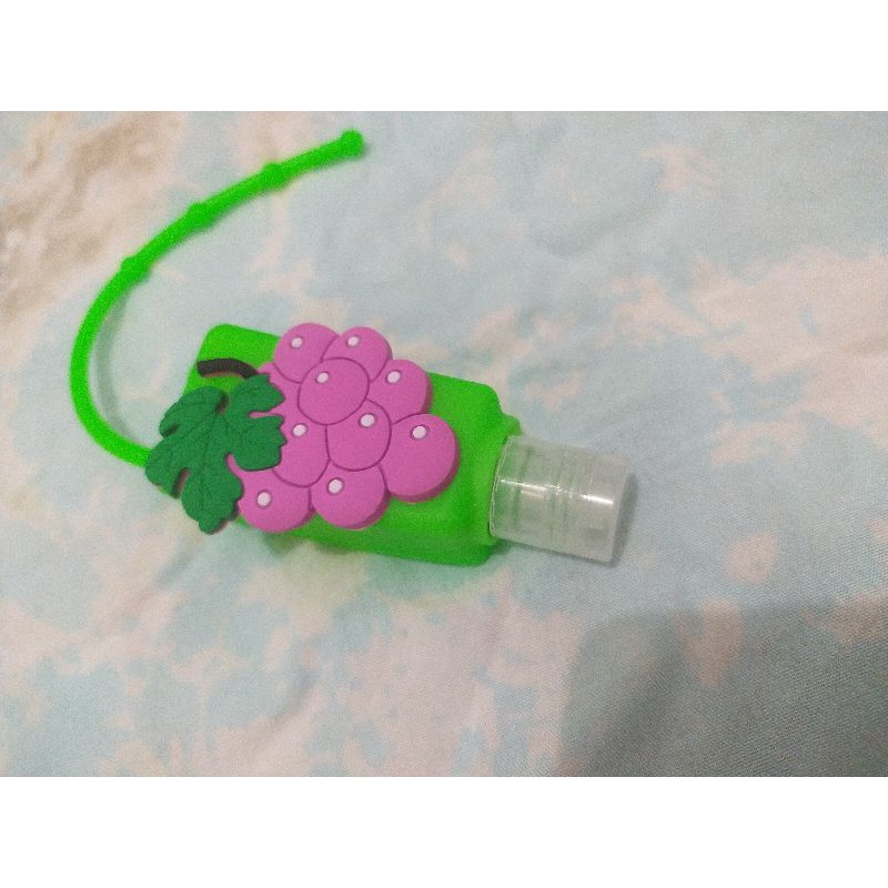 (Sudah ada Isi Gel 30 mL) Holder Hand Sanitizer / Silicone Hand Sanitizer / Gantungan Handsanitizer