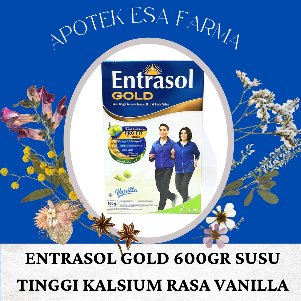 

ENTRASOL GOLD 600GR SUSU TINGGI KALSIUM RASA VANILLA DAN COKLAT