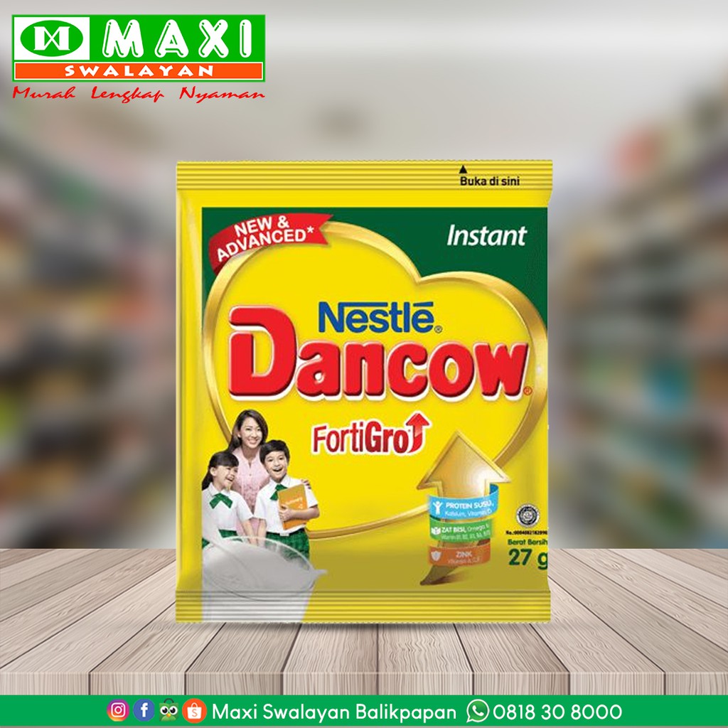 

Dancow Sachet Instant 26gr/Coklat 38gr