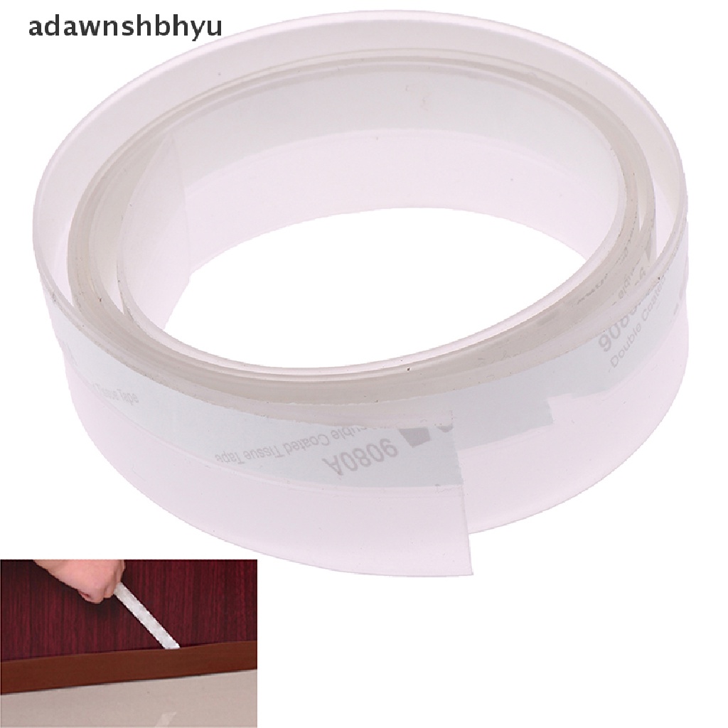 [adawnshbhyu] 1m Transparan Tahan Lama Windproof Silicone Sealing Strip Bar Strip Penutup Pintu