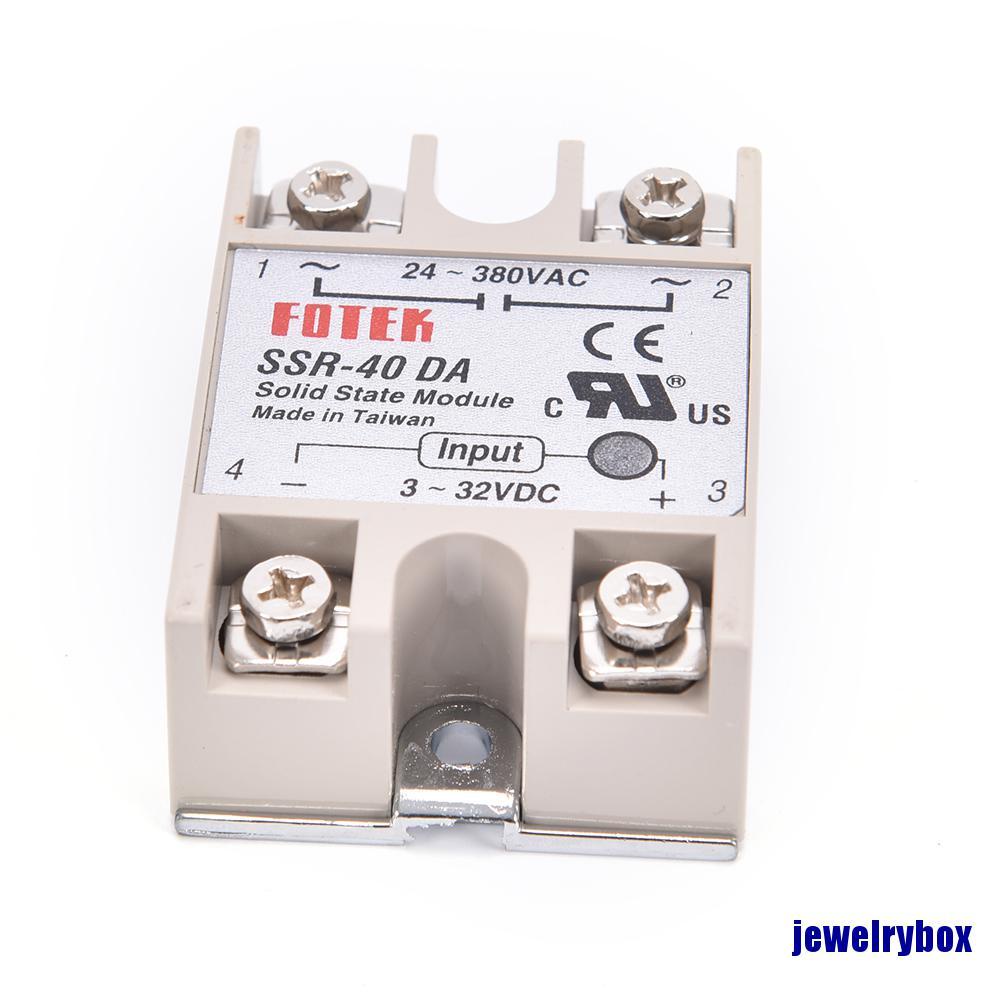 Ssr 40a Ssr-40Da 40a Dc Control Relay Ac