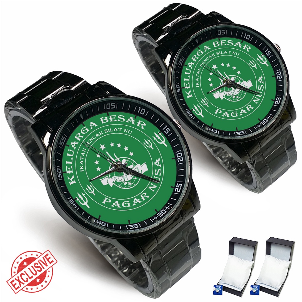 Jam Tangan Rantai Couple KEL.BESAR PAGAR NUSA NU (Limited Edition)