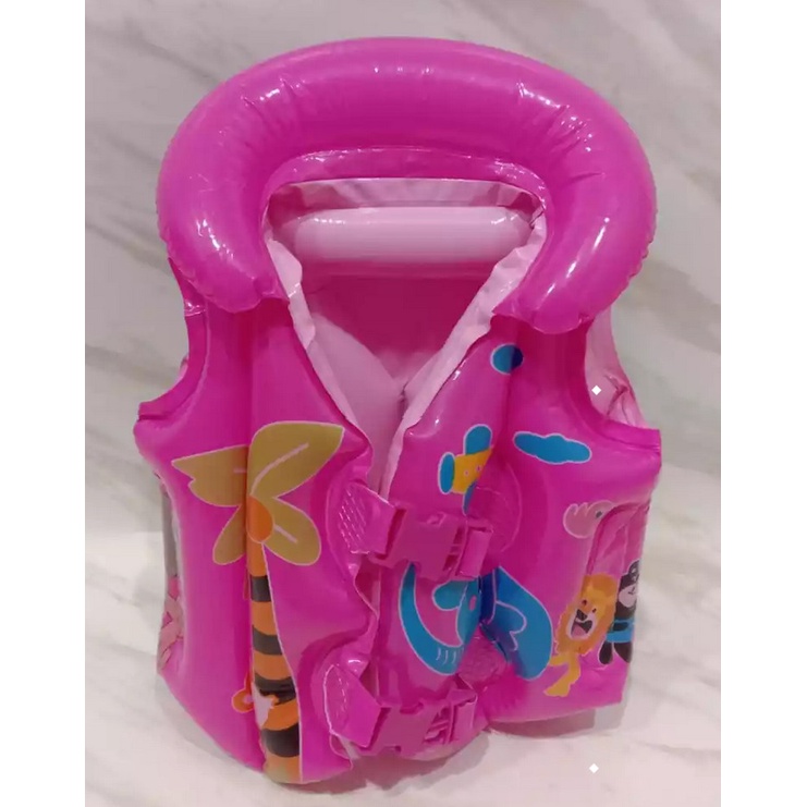 40cm Swim Vest Karakter Rompi Pelampung Renang Anak 3-5Thn Size M 0745