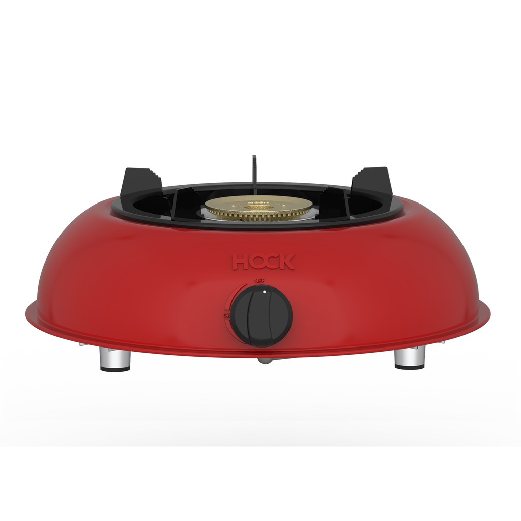 Kompor Hock Gas 1 Tungku Mutiara Silver 100MV Tahan Beban 100 KG