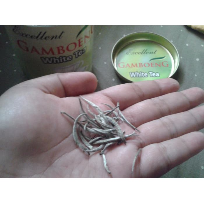 

50gr refill - BPOM - teh putih - excellent gamboeng white tea - tth1156