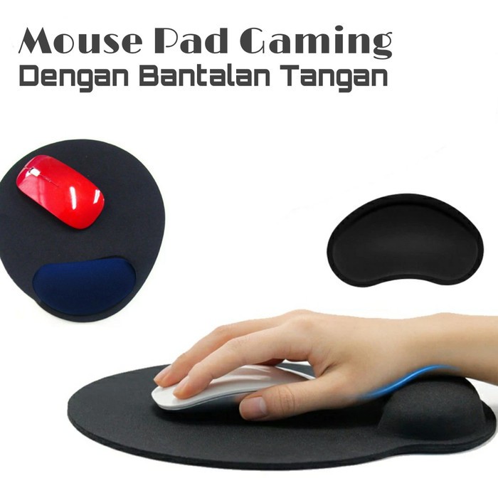 Mouse pad PC Gaming Mice Rest Pad Bantalan Tangan Lembut dan Nyaman