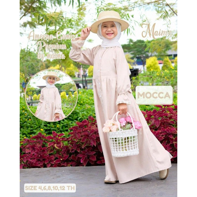 Gamis anak 4-12Th/gamis anak premium/ameena gamis premium