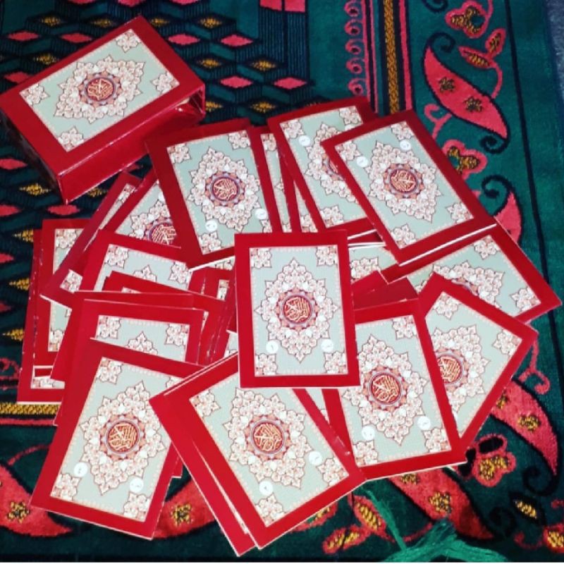 Al Quran mujaza' al quran mujaza saku Rosm Ustmani Ori lengkap juz jus 1 sampai jus 30ukuran 9x13 cm