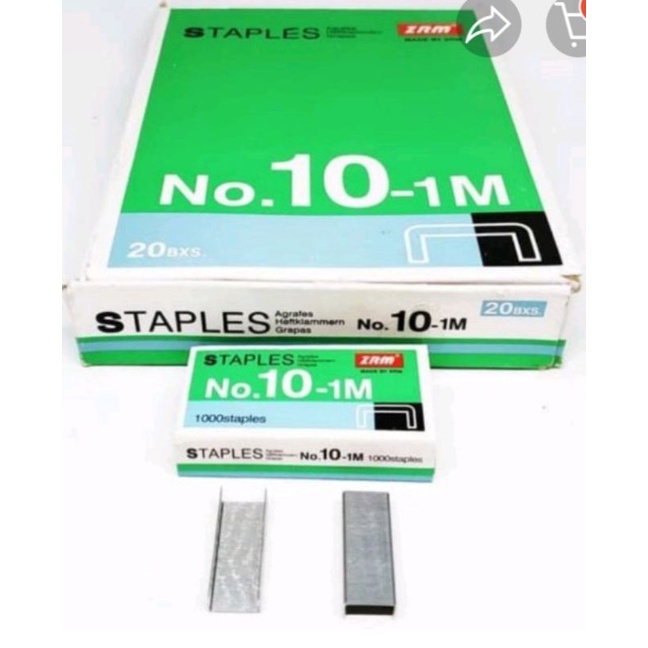 

ISI STAPLES ZRM NO 10 / refill hekter / isi stepler kecil