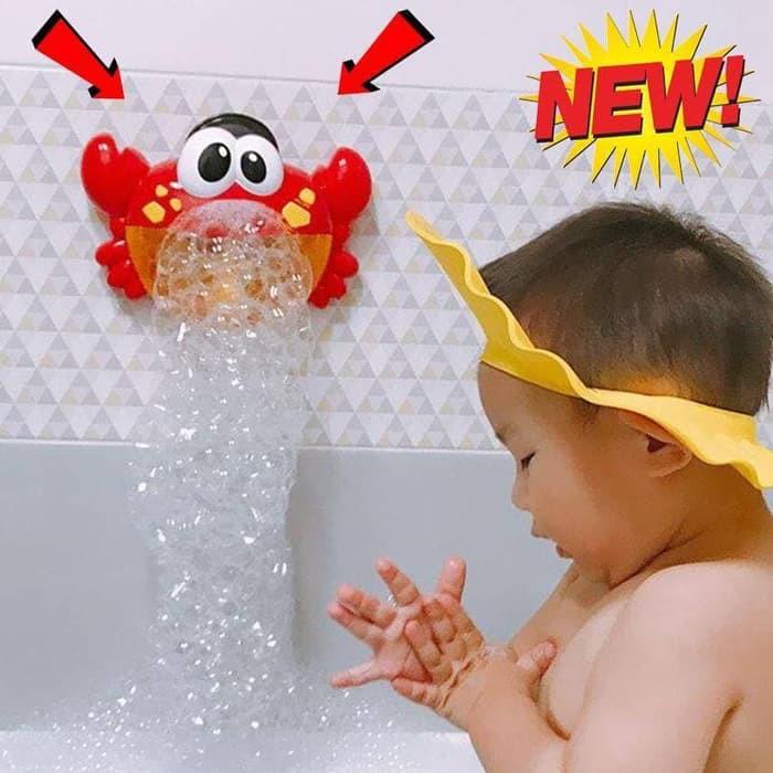 Bubble Crab Teman Mandi Anak Kepiting Busa Crab bubble machine maker