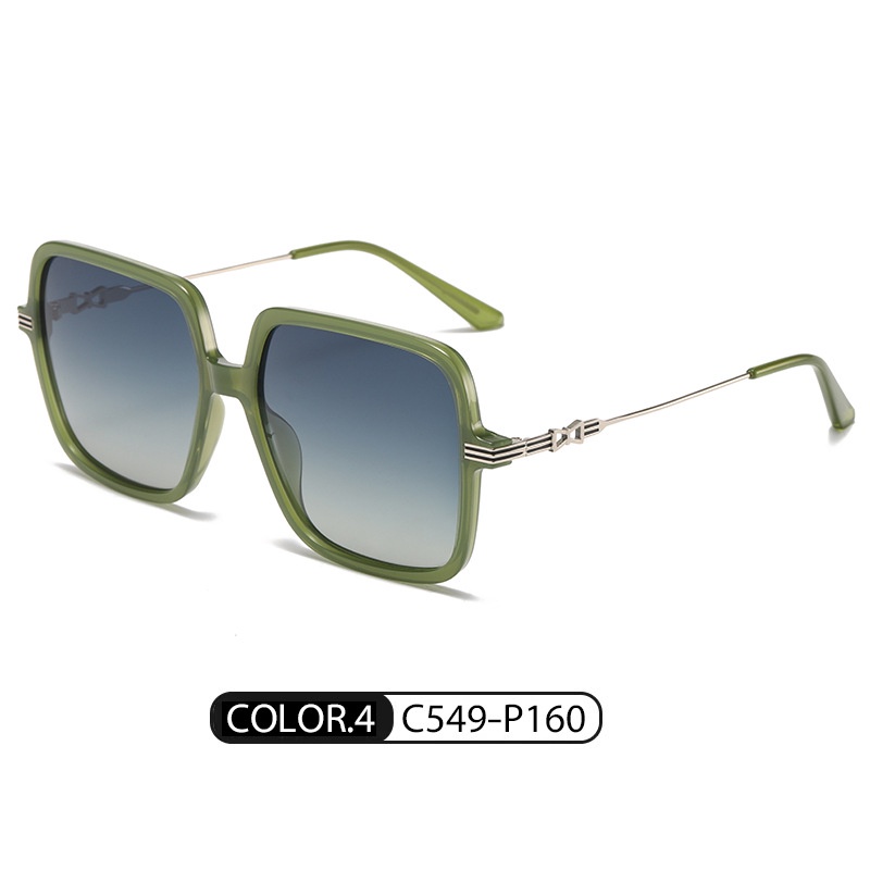 Kacamata Hitam Polarized TR90 Frame Persegi Anti Blue Light Untuk Wanita