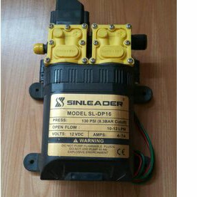 Mesin Pompa air Dc 12v sinleader double dinamo