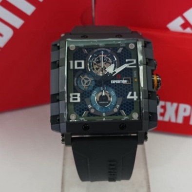 JAM TANGAN PRIA EXPEDITION E6757M FULL BLACK ORIGINAL