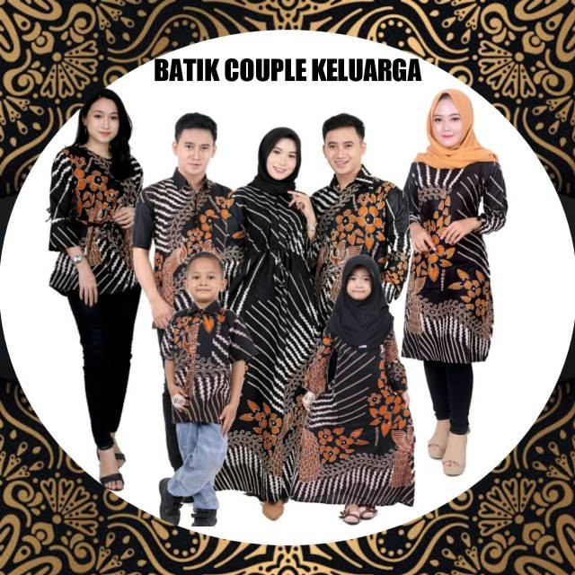 Batik Couple Keluarga Maura Sania Ruffle Ori Ndoro Jowi Dnt - Garansi Termurah Shopee