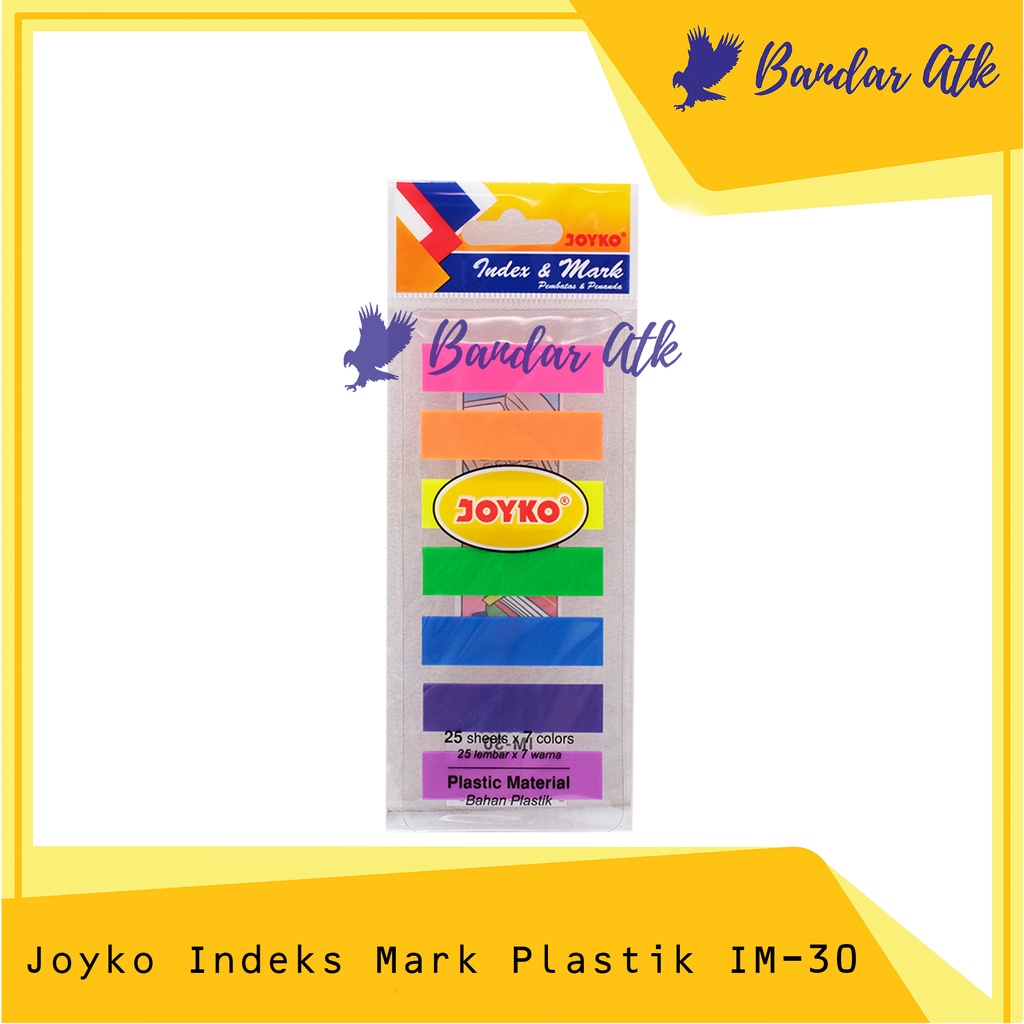 

Index & Mark Penanda Pembatas Joyko IM 30 IM30 Plastik Atk Murah [1 PAD]