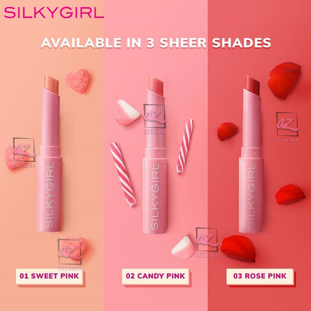 SILKYGIRL Multivitamin Lip Balm Sweet Pink | Rose Pink | Candy Pink