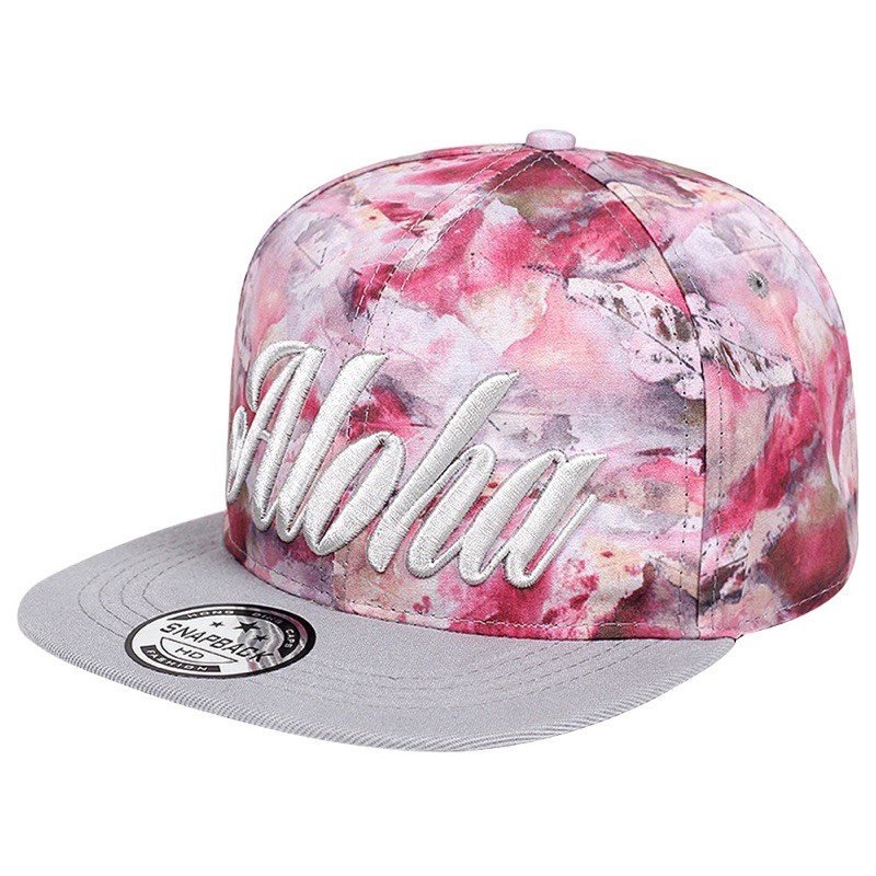 TOPI SNAPBACK IMPORT ALOHA PRIA WANITA ASIA EROPA KOREA AMERIKA HIP HOP ZY1