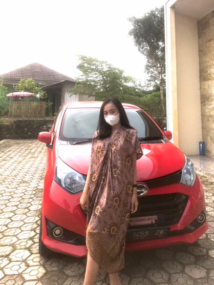 Vn992 - Dress Batik Kaftan Batik Kantor Wanita Kaftan Murah Lebaran Hari Raya