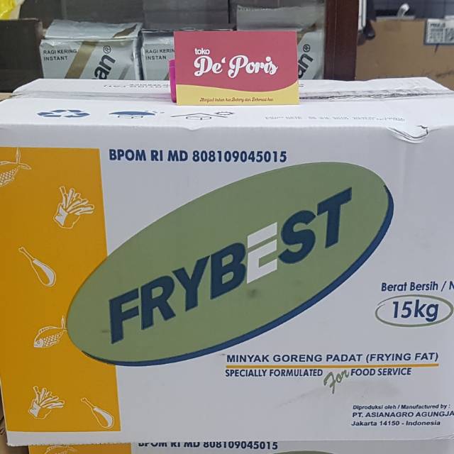 

Minyak padat frybest 15kg