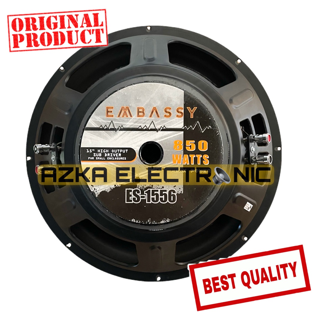 Speaker Subwoofer Embassy 15 Inch ES-1556 Double Magnet 850 Watt