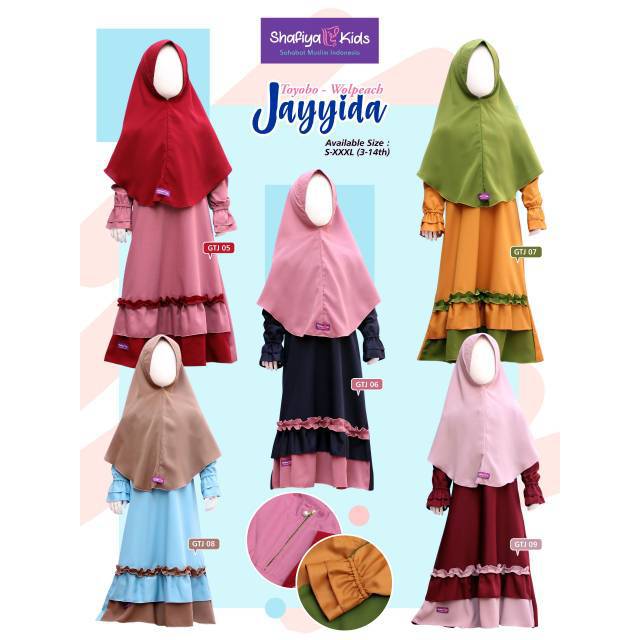 Gamis toyobo anak