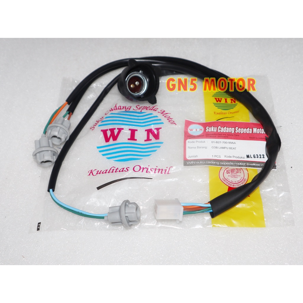 FITTING FITING KABEL LAMPU DEPAN HONDA BEAT KARBU (KVY)
