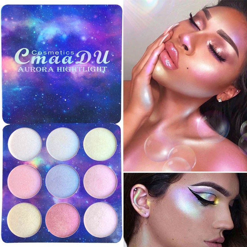 Cmaadu highlighter highlitter dream 4 colors warna baked highlightter powder palette bedak padat make up makeup pigmented blend blending cheekbone tulang pipi dahi dagu hidung mata highlight highliter shimmer shining shinning palet pallet palete pallete