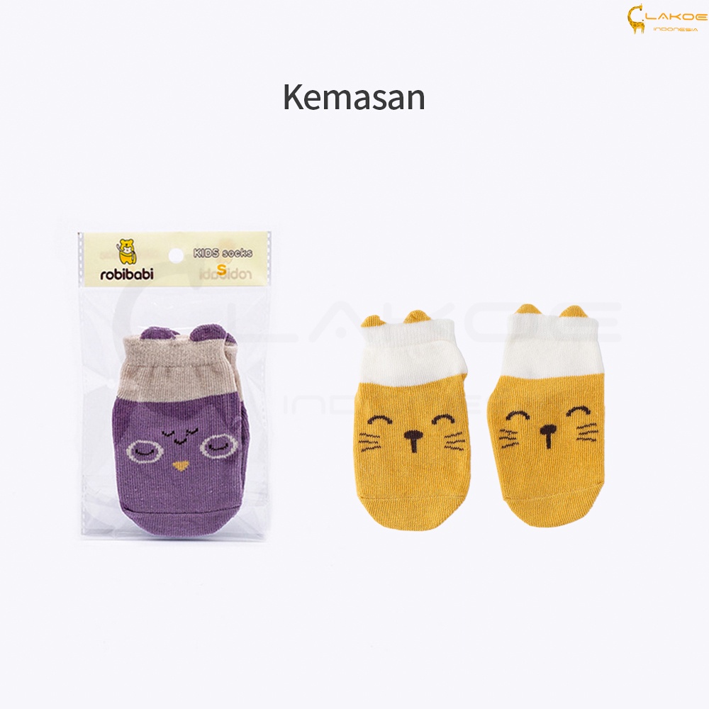 LAKOE Kaus kaki  bayi vanti selip / kaos kaki anak kartun yang lucu 0-3 Tahun