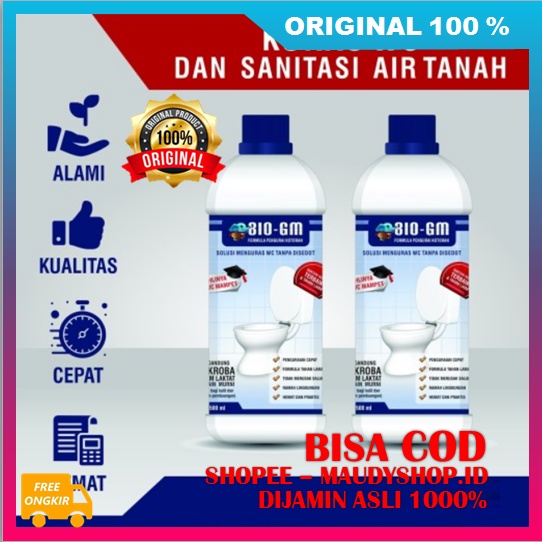 Obat Pembersih WC Pembersih WC Alami Menguras WC Tanpa Sedot ASLI ORI
