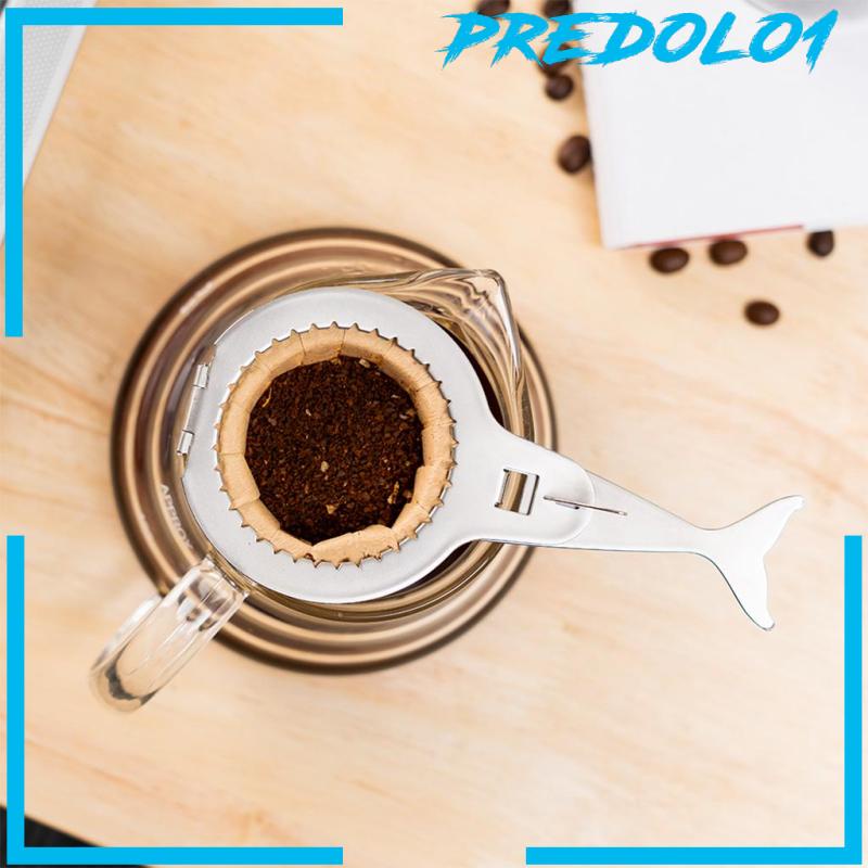 [PREDOLO1] Pour Over Coffee Dripper with Cleaning Brush for Barista Office Household