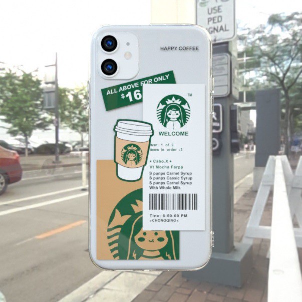 Coffee starbucks printing anticrack case mi 12c 12 a1 5x a2 lite 6 pro 6x 8 lite 10 t pro 11 lite po