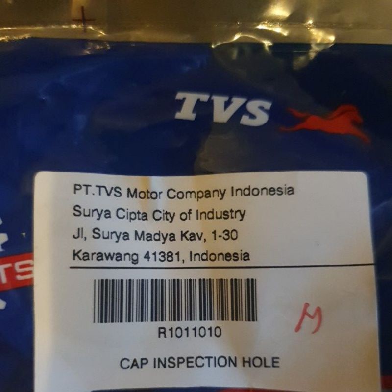 Tutup Klep Apache, Neo, Rockz, Callisto TVS ( cap inspection hole )