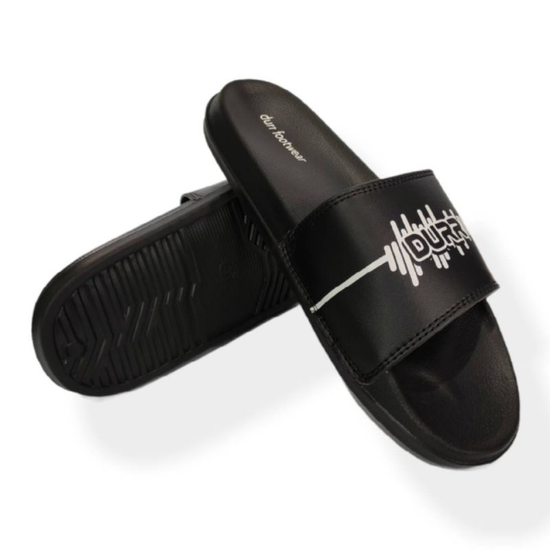 Sandal slide pria terkini, sandal durr vertu original handmade, sendal pria slip on
