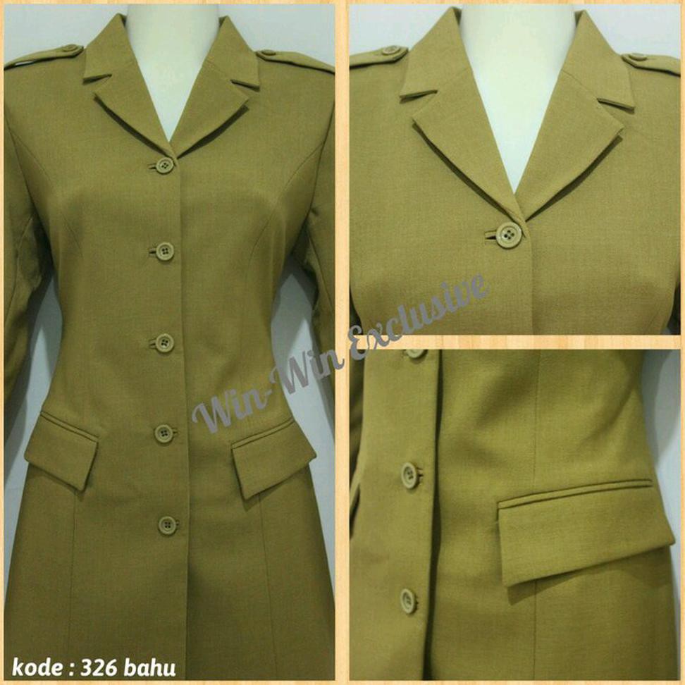 Terbaru baju blazer pemda dinas guru pns pdh ibu hamil dan biasa wanita