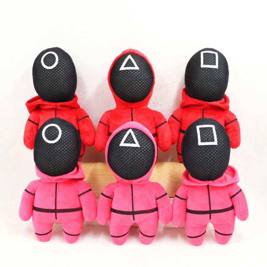 Game Squid Red Guard Worker Staff Mainan Mewah Front Man01 456boneka218boneka