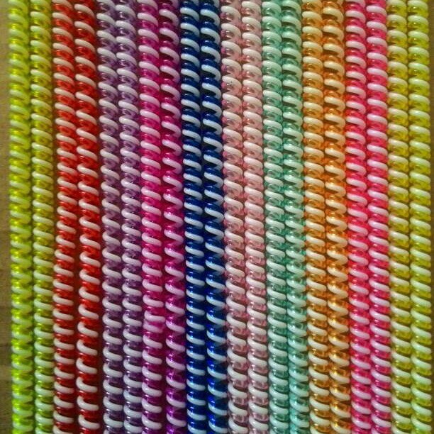 Pelindung Kabel 2 Warna Spiral BUY 1 GET 1 FREE / Protector Cable 2 Tone Karet Pelindung Kabel