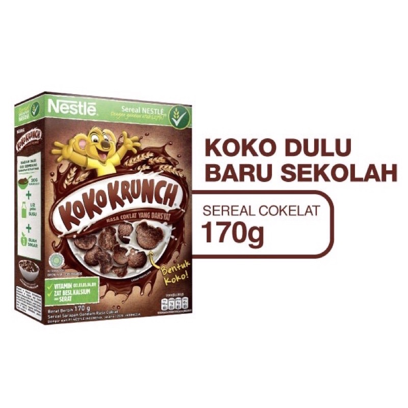 Nestle Koko Krunch Cereal 170gr / Sereal Coco Crunch (KOTAK KECIL)